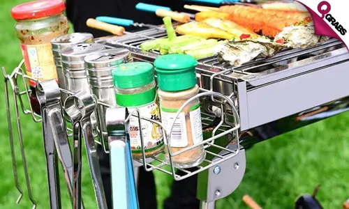 Portable Charcoal BBQ Grill!
